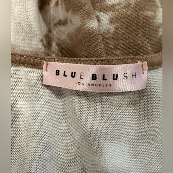 Blue Blush soft long sleeve crop top like new size small - Picture 6 of 7